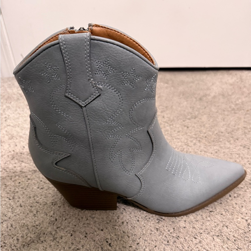 Blue Cowgirl Boots